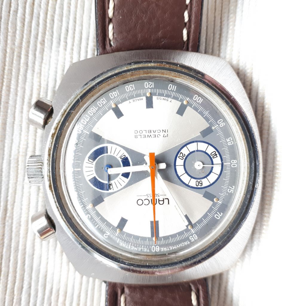 Lanco (Langendorf ) chronograph val7733 -1970