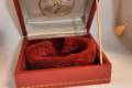 Omega Seamaster  red wodden box 10x10x5cm 1960