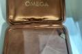 Omega vintage doboz (halvány bordó)