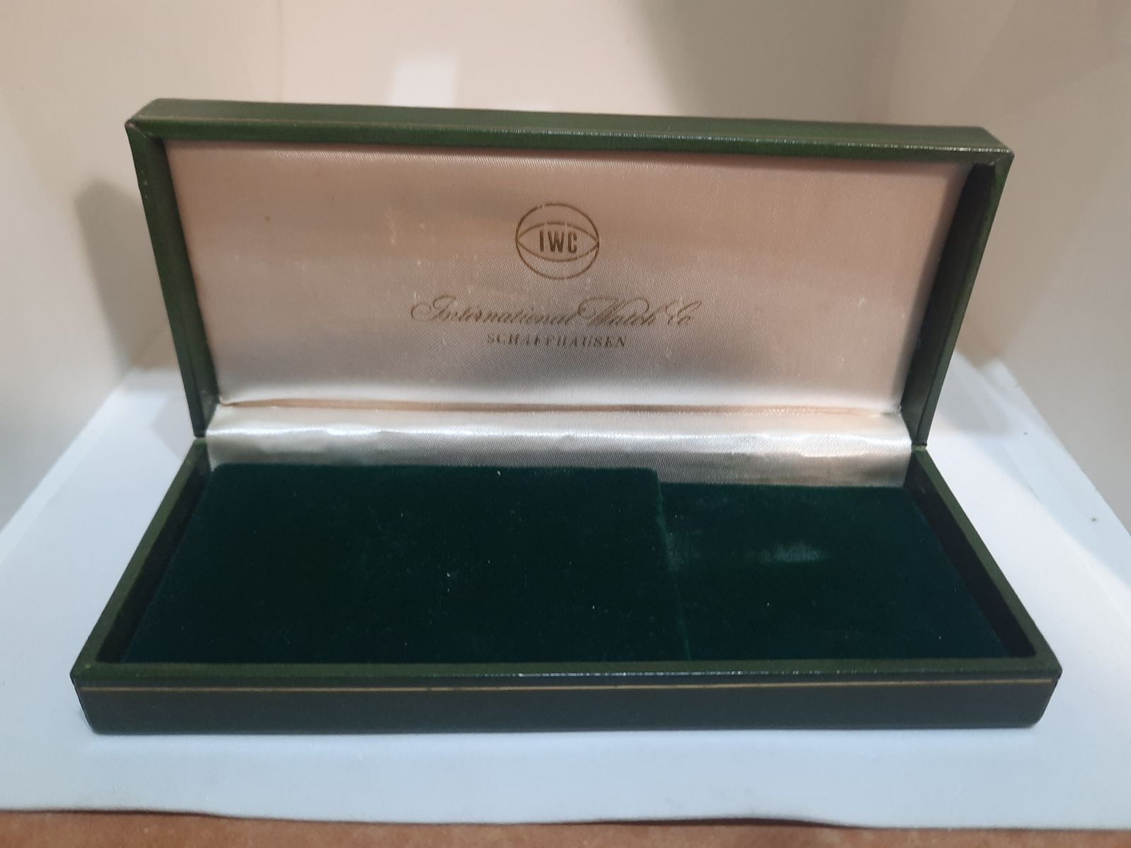 IWC vintage doboz  (zöld)