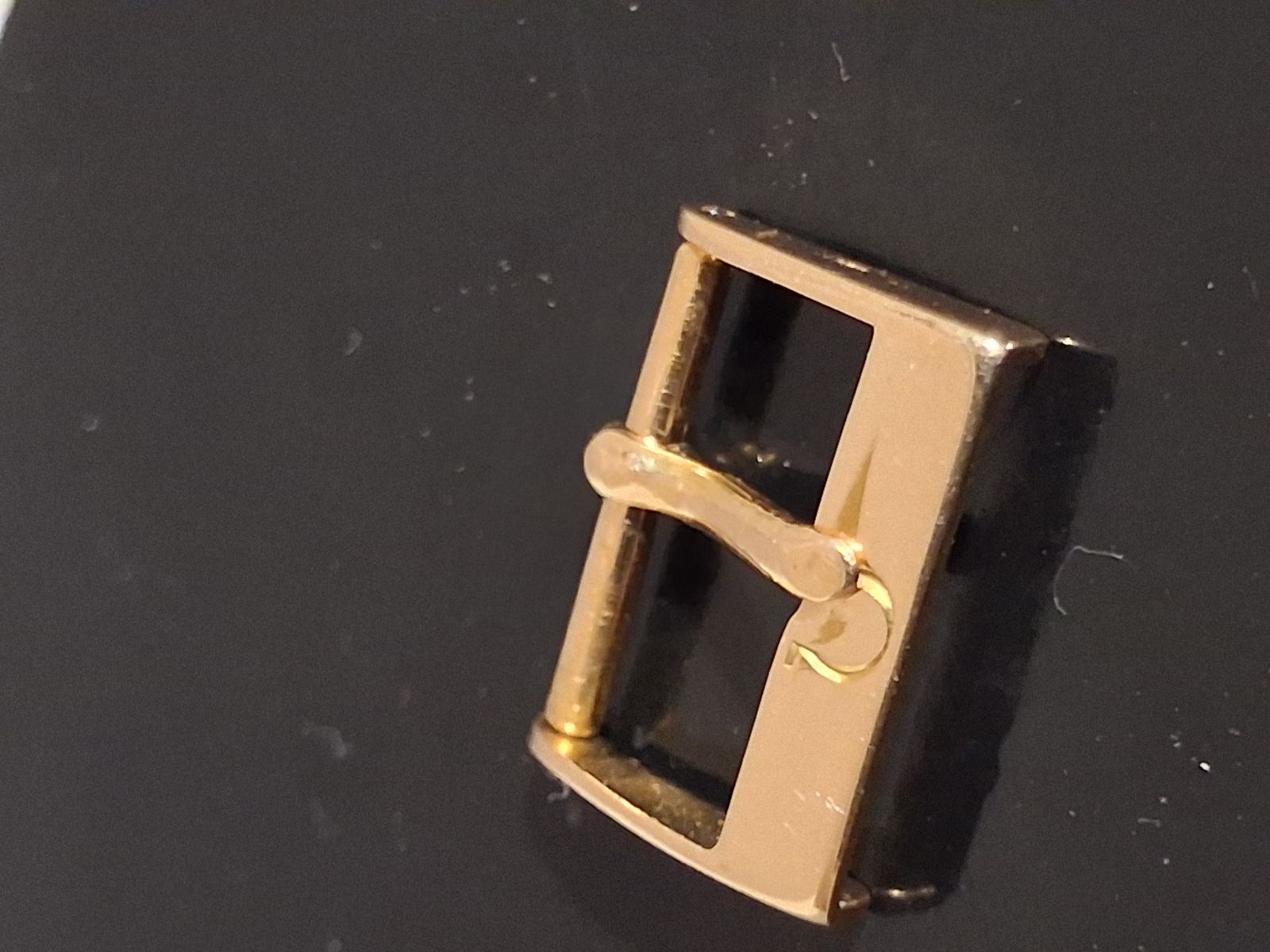 Omega pin buckle (tüskecsat) 18k gold 16mm