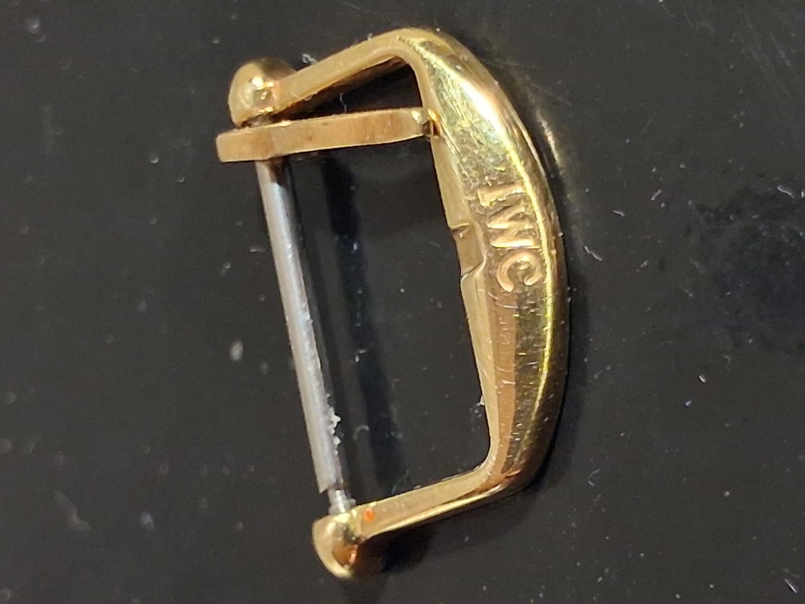 IWC-pin buckle-18k solid  gold