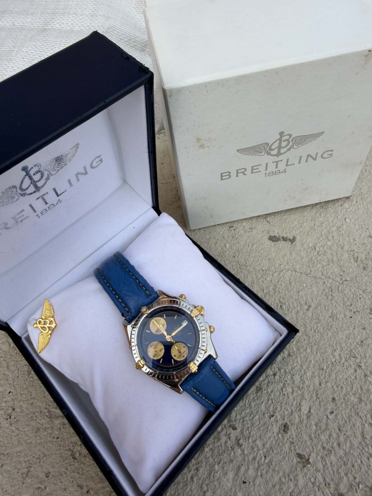 Breitling Chronomat-B13050.1-calB13-1993-steel .gold